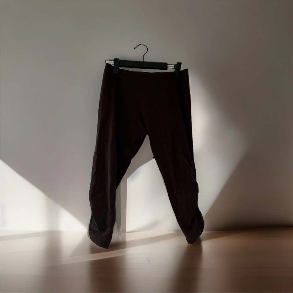 Vintage Moda International Performance wear Leggings Women’s Medium Brown Capri